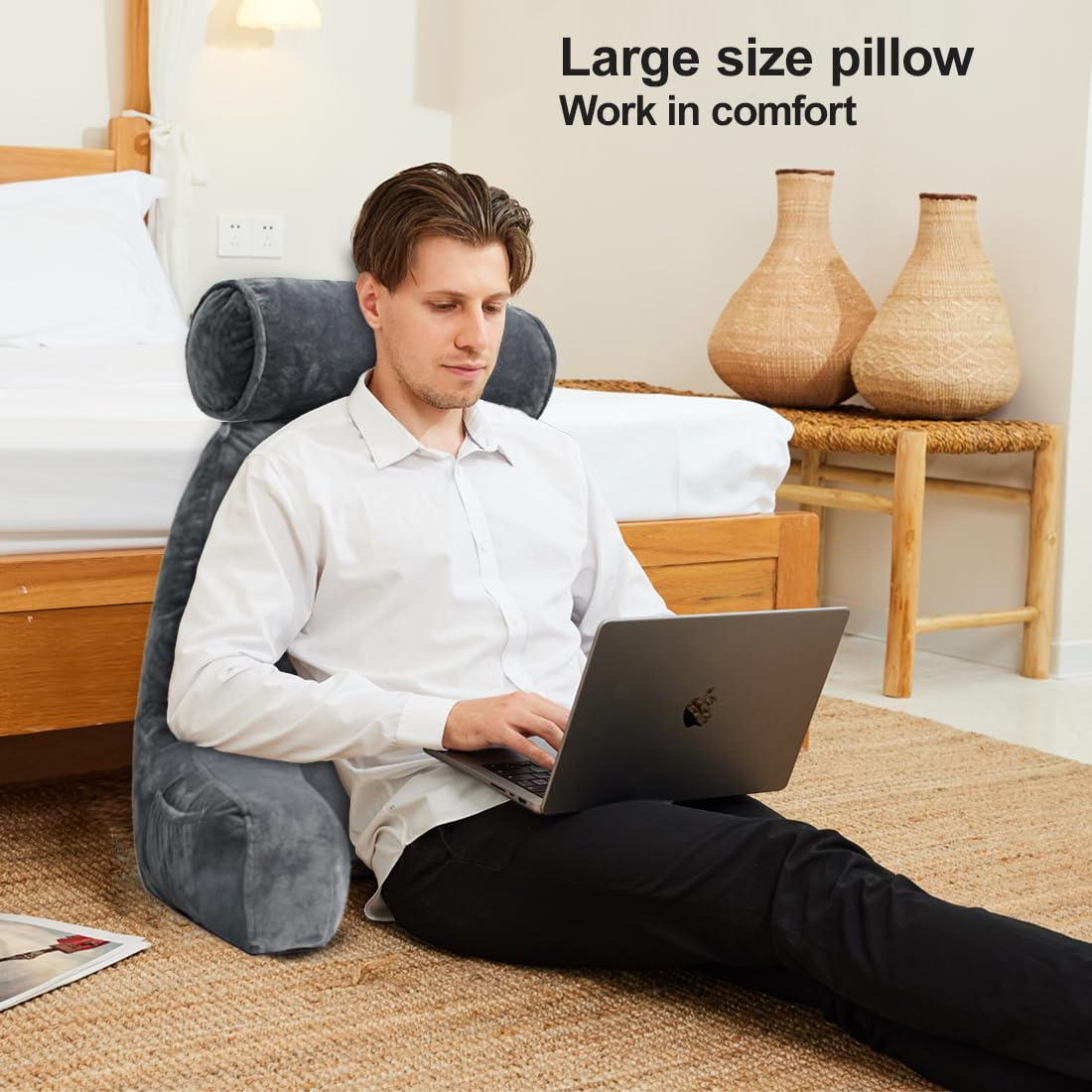 Mittagong long arm supports ease elbow strain and hand comfort.