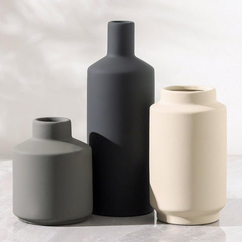 Mitt&Ditt ceramic vase set 3 large size ideal living room centerpiece.