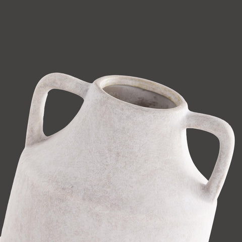 Mitt&Ditt handcrafted terracotta vase highlights textured surface and warm tones.