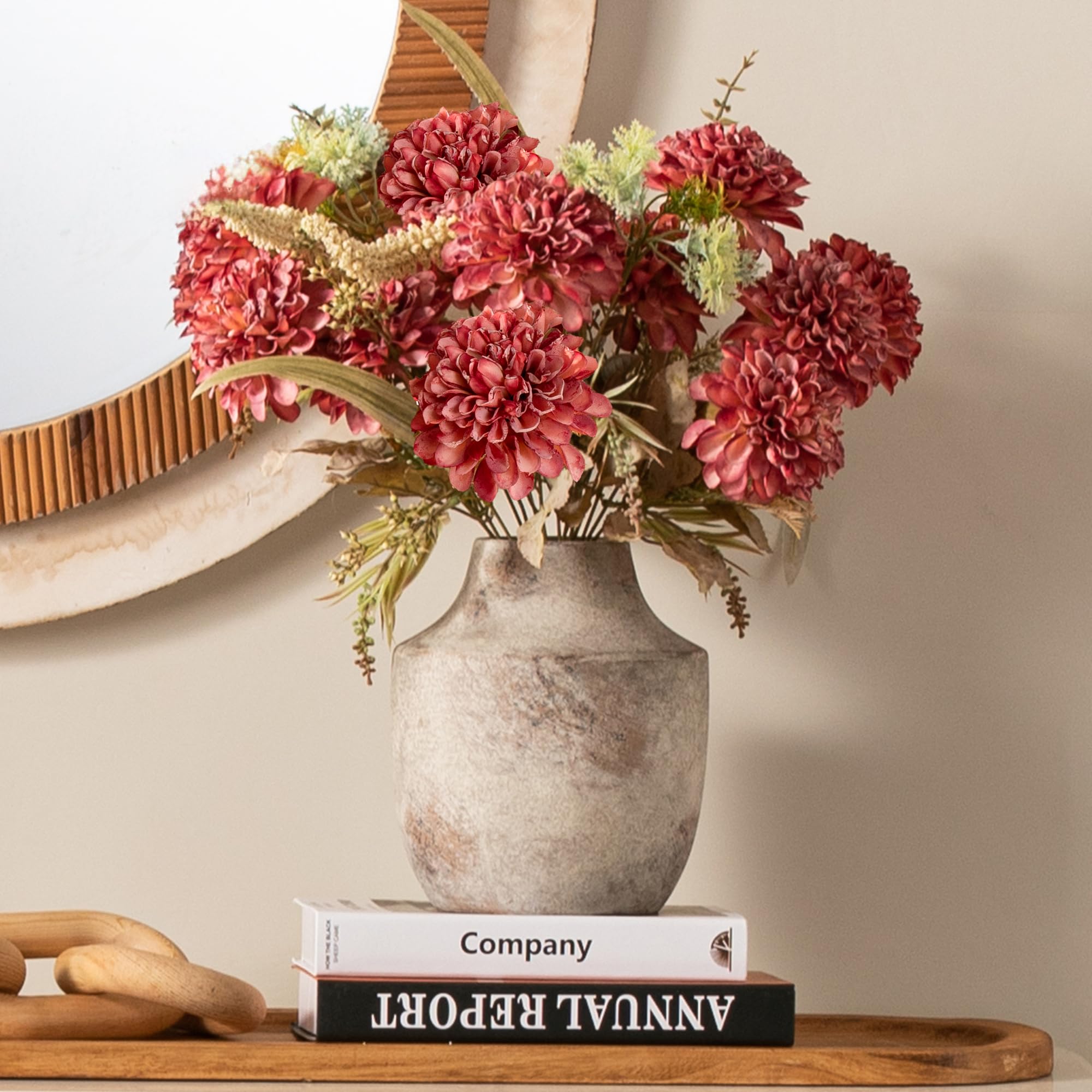 Mitt&Ditt off-white farmhouse vase complements timeless decor styles