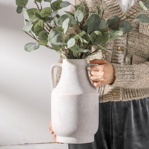 Mitt&Ditt weathered finish vase complements industrial and traditional styles