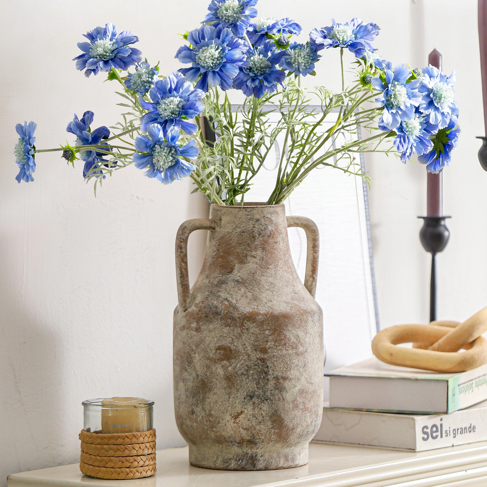 Mitt&Ditt home decor vase enhances shelves, tables, and mantels.