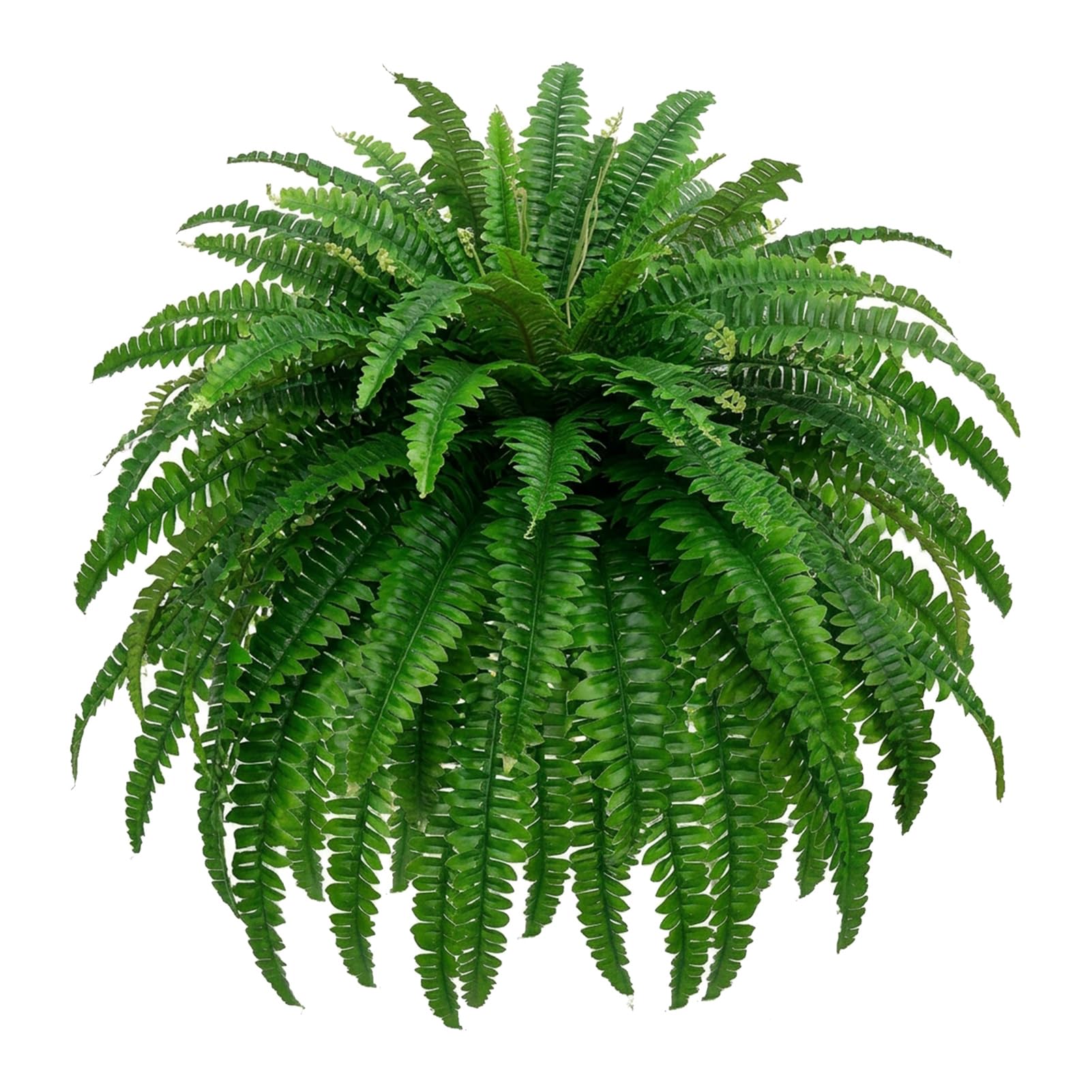 Miuyeah Miao GYERB 48in artificial Boston fern with lush silk fronds for evergreen decor