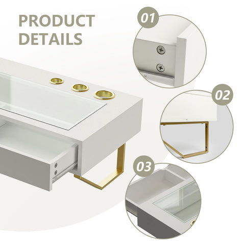 MIUJOTI penholder keeps brushes and tools nearby for easy makeup routines