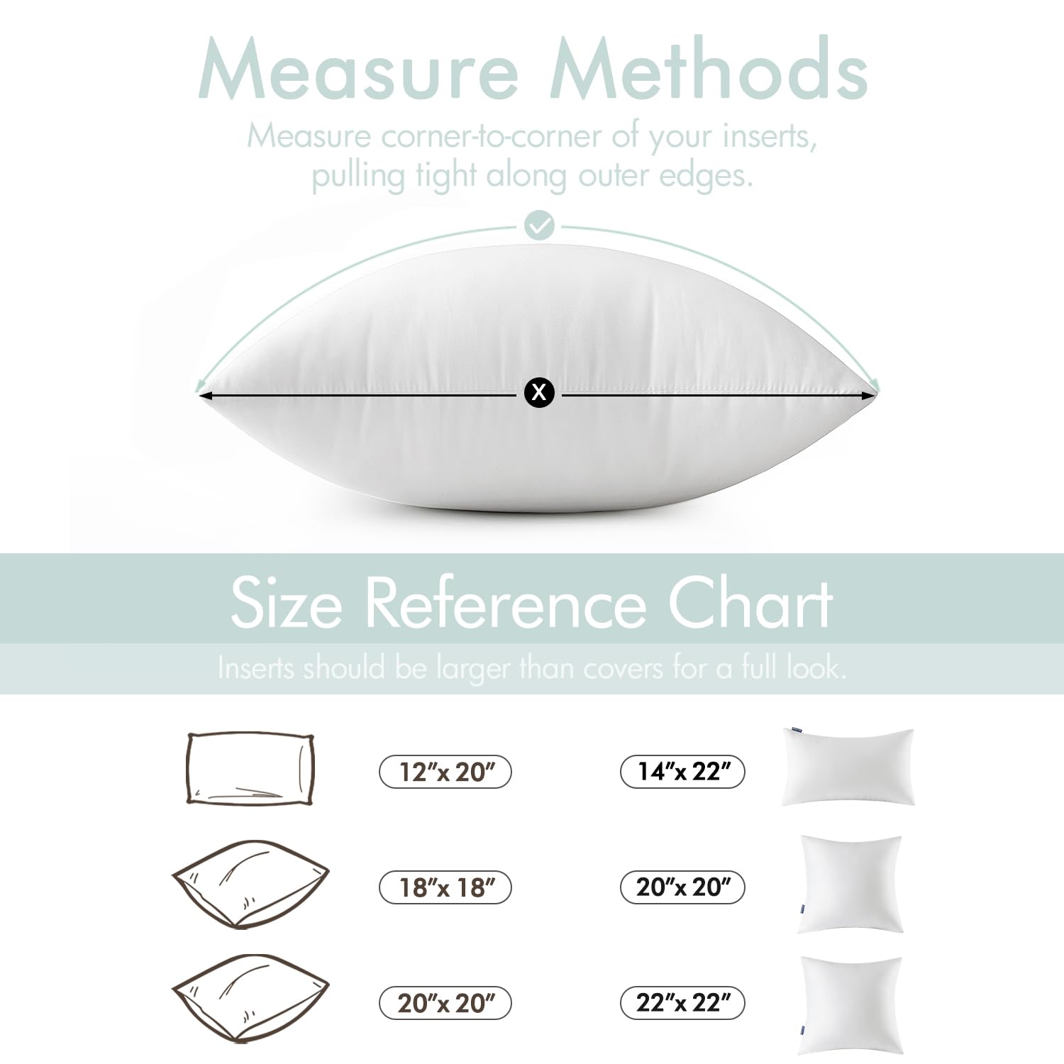 Bedroom display with MIULEE inserts creates a cozy, inviting look.