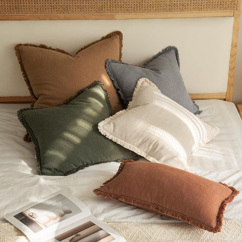 MIULEE 18x18 inch pillow covers set of 2 ready for styling.