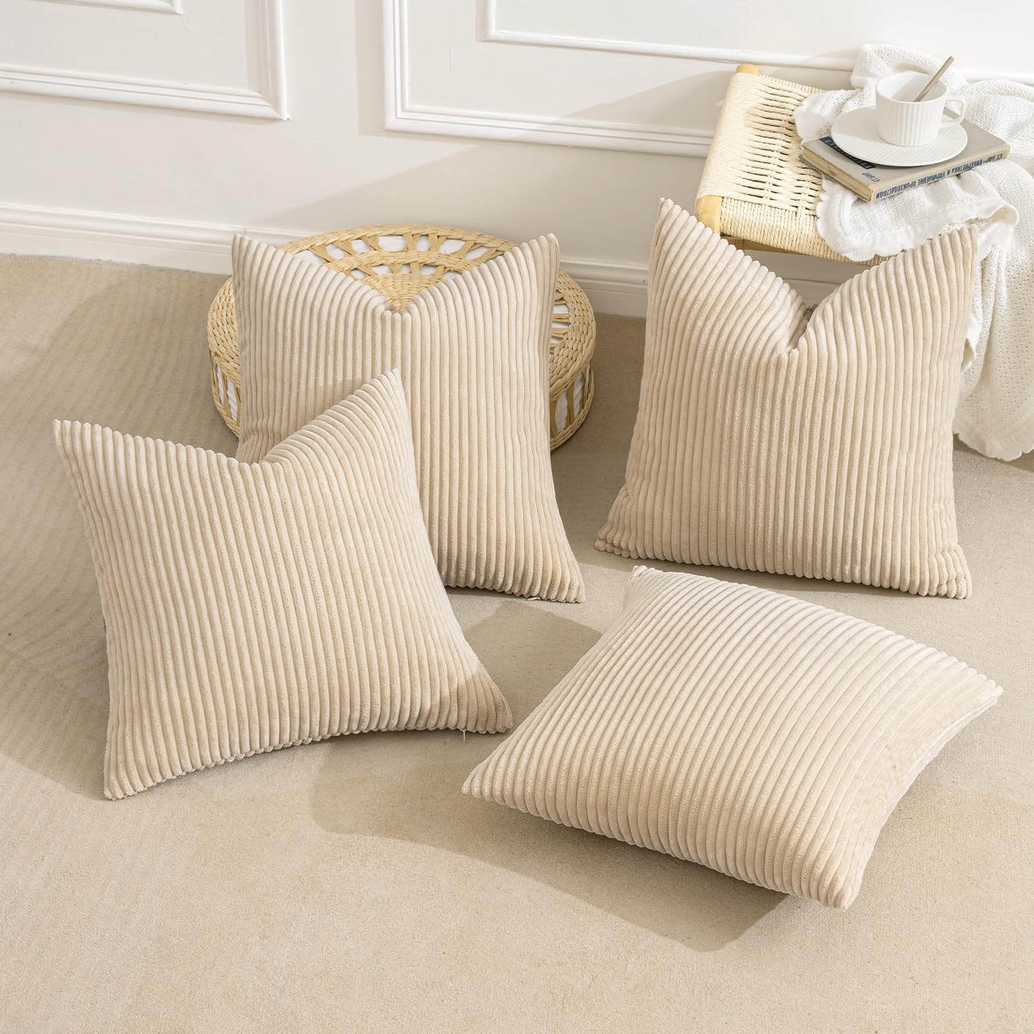 MIULEE 18x18 insert not included highlights cover only styling