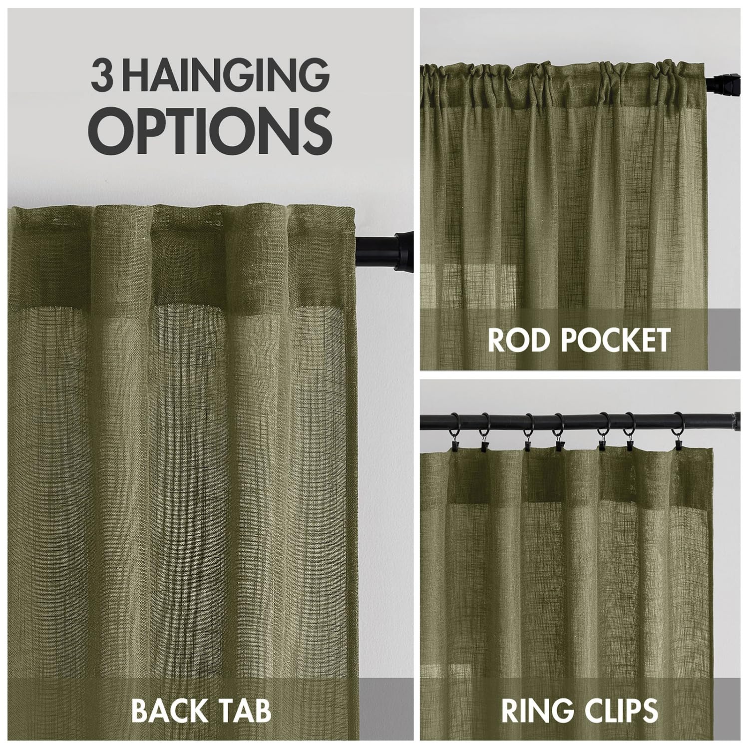 MIULEE 84-inch panel curtains ideal for a calm bedroom ambiance
