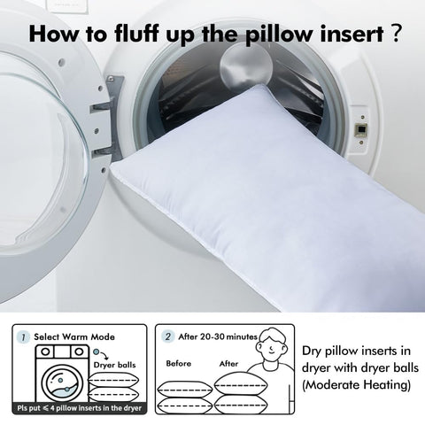 MIULEE lumbar-ready pillow insert provides comfortable seated support.