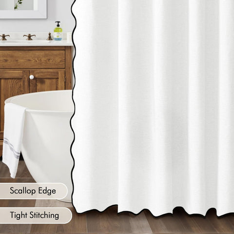 MIULEE bathroom installation example with full curtain fit in a standard shower.