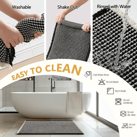 MIULEE bathroom scene shows mats by tub for safe, stylish setup
