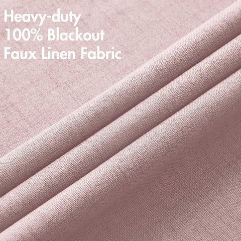 MIULEE bedroom curtains with linen texture add a luxurious vibe to decor.