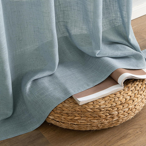 MIULEE curtains suit bedrooms, living rooms, and dining areas with neutral linen look.