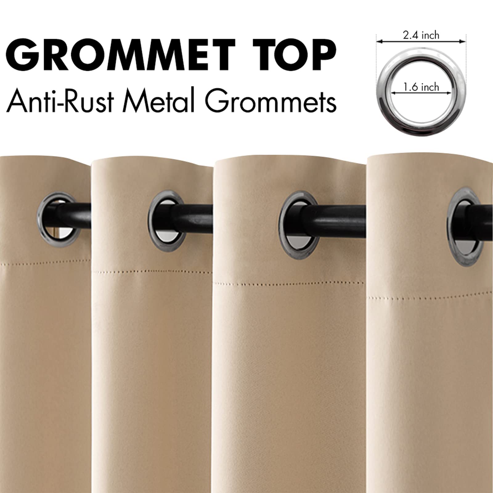 MIULEE fabric closeup polyester, durable and fade resistant