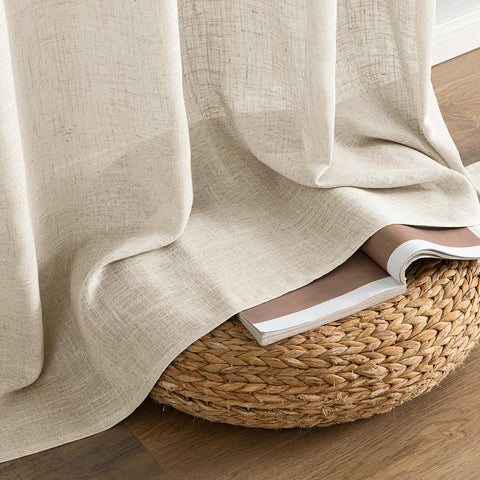 MIULEE curtains are machine washable for easy care.