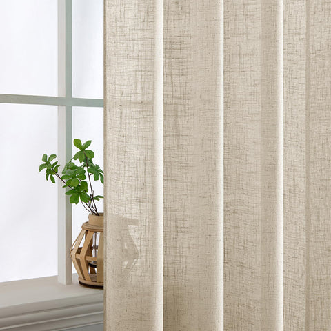 MIULEE semi-sheer design diffuses light while preserving privacy.
