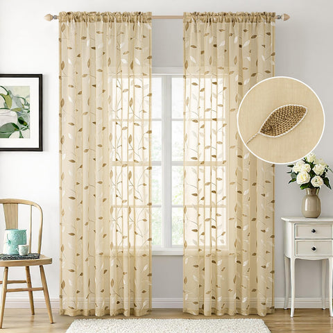 MIULEE soft faux-linen texture curtains filter light for a bright, private space