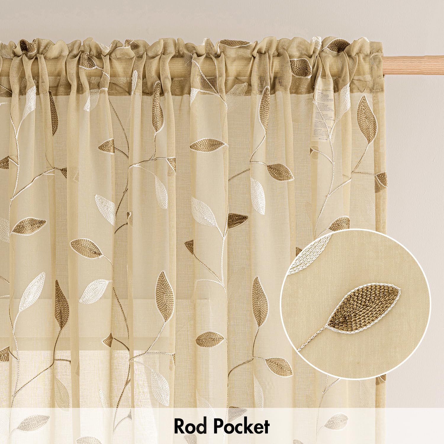 MIULEE drapes pair well with blackout curtains for flexible room control