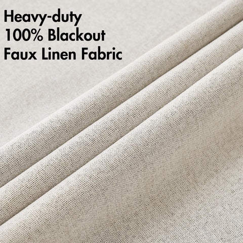 MIULEE Birch grommet details reveal easy hanging and neat drape.