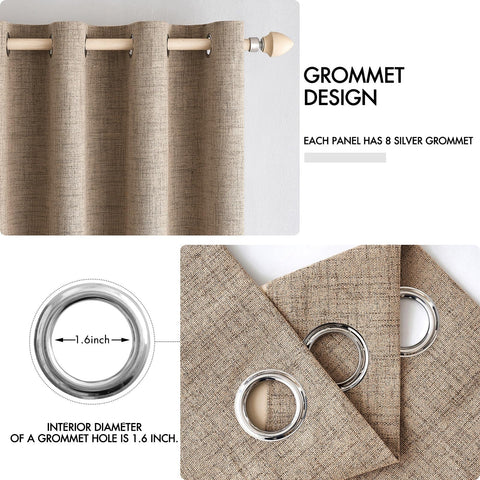 MIULEE blackout curtains darken spaces for daytime rest and privacy