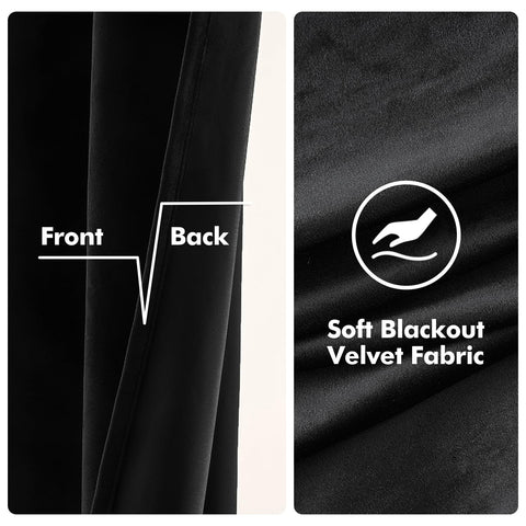 MIULEE blackout curtains block light for peaceful bedrooms and home theaters.