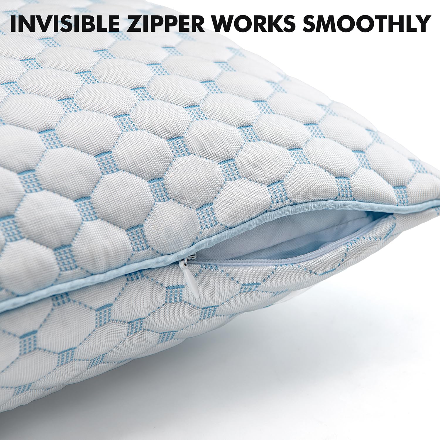 MIULEE blue memory foam fill provides firm, responsive rebound