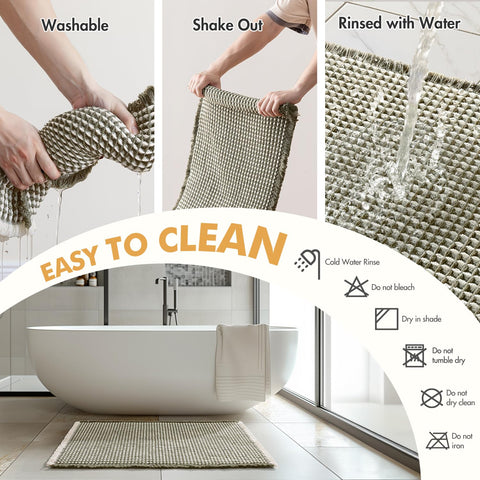 Easy care: air dry and shake for quick maintenance