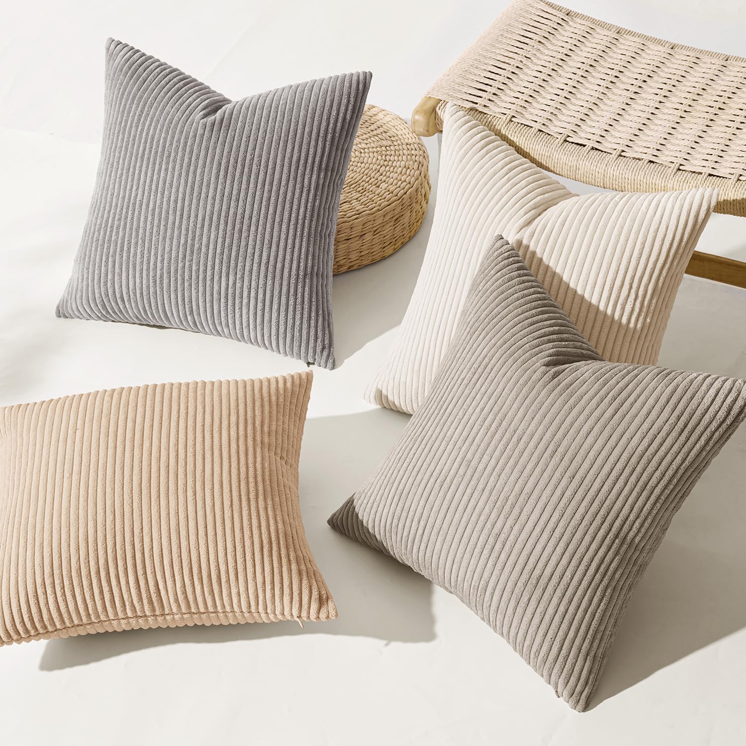 MIULEE pillow cover detail stitching for durable finish