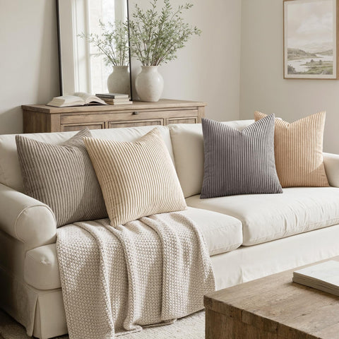 MIULEE pillow cover with hidden zipper for seamless, easy refresh