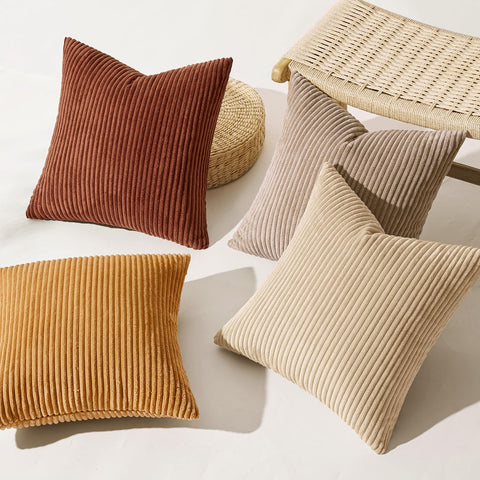 MIULEE Boho Stripe Pillow Cover elevates room styling with boutique appeal