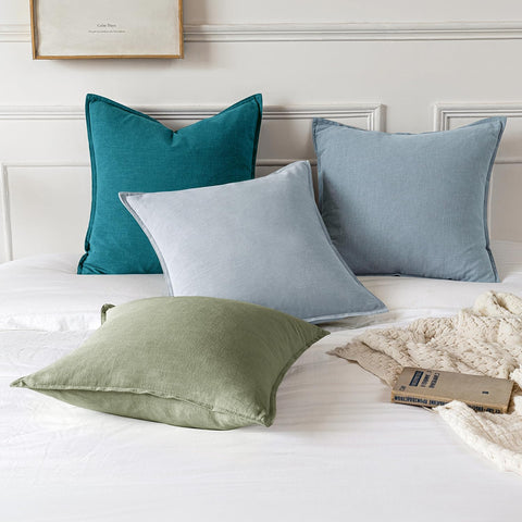 MIULEE breathable ramie linen blend enhances comfort on sofas or beds.