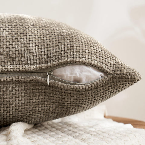 MIULEE chenille cover is machine washable for easy maintenance.
