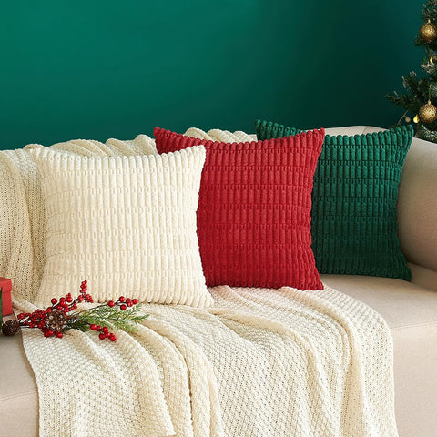 MIULEE corduroy euro sham two-pack ready for quick room refresh
