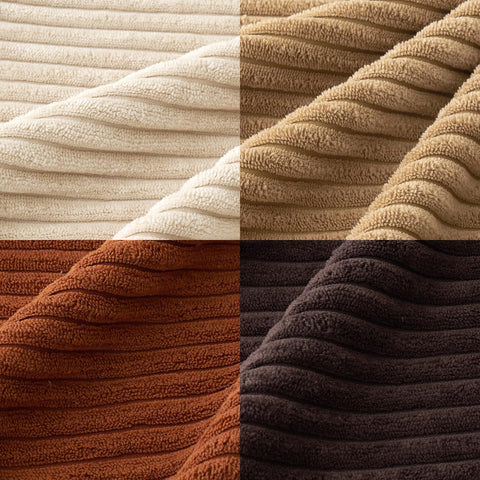 MIULEE corduroy texture close-up showcasing premium comfort