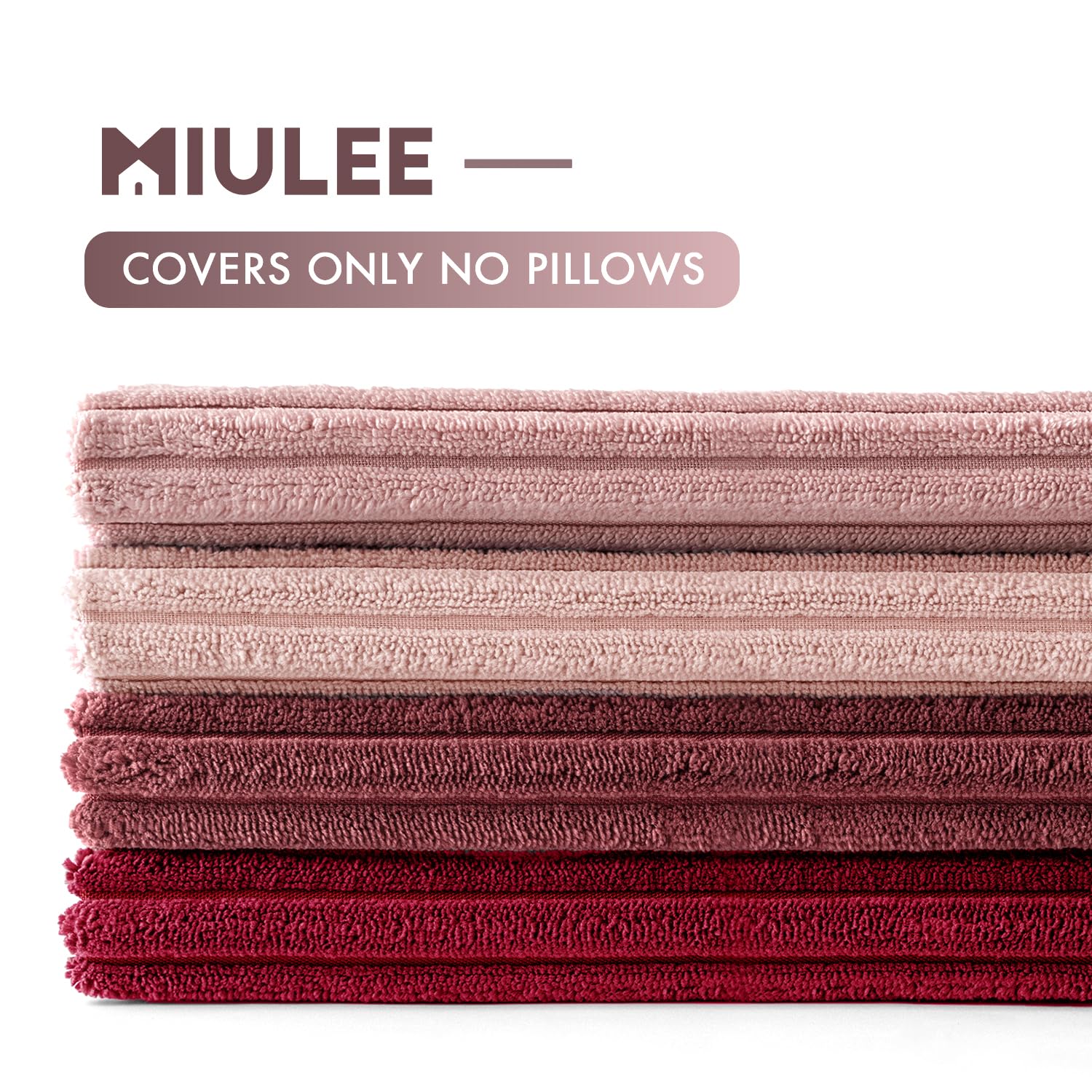 MIULEE couch or bed pillow cover complements spring aesthetics and Valentines decor.