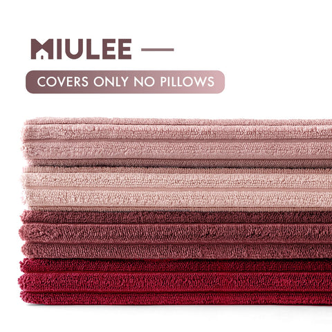 MIULEE couch or bed pillow cover complements spring aesthetics and Valentines decor.