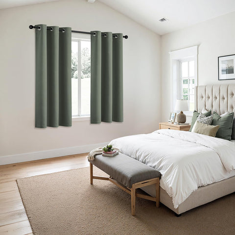 MIULEE Dark Mallard thermal insulation helps keep rooms cooler in summer.