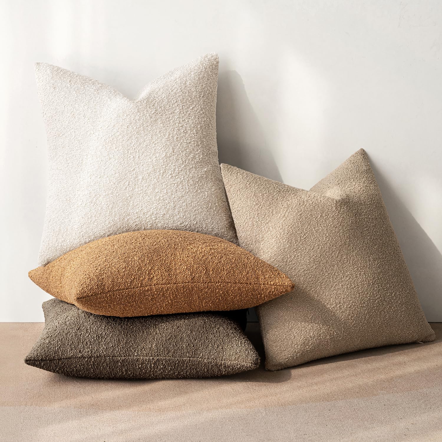 MIULEE decorative cushion cover adds texture to couch decor
