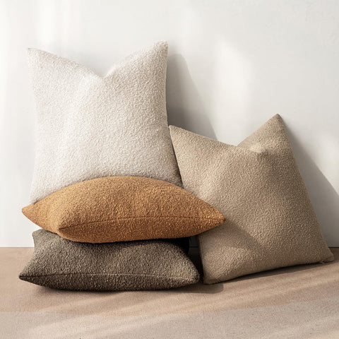 MIULEE decorative cushion cover adds texture to couch decor