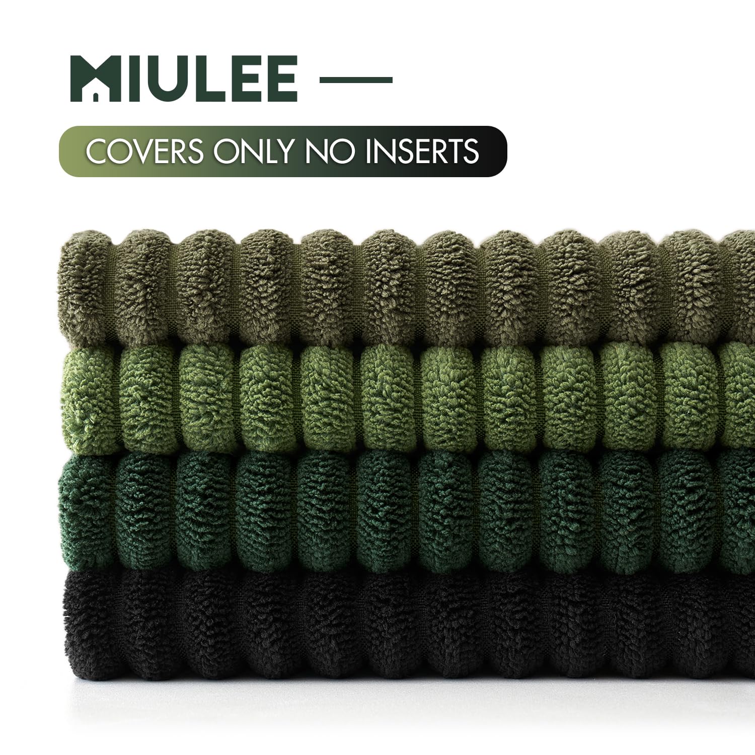 MIULEE emerald decorative pillow cover enriches seating areas.