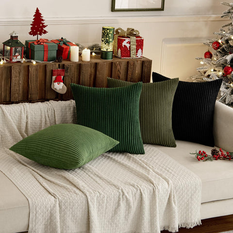 MIULEE pine decorative pillow cover adds warmth to decor.