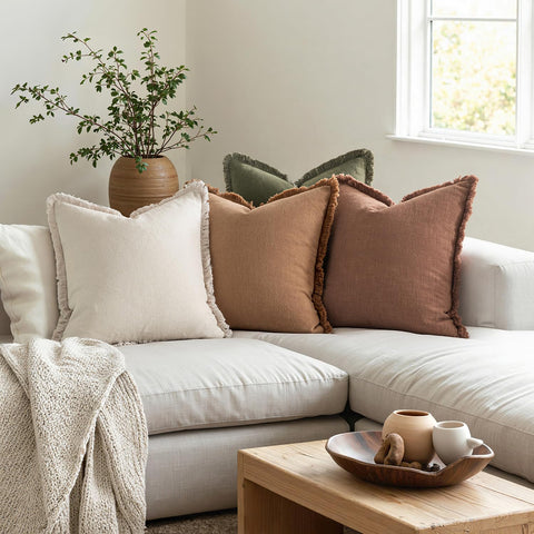MIULEE pillow cover offers soft, breathable material for year-round comfort.