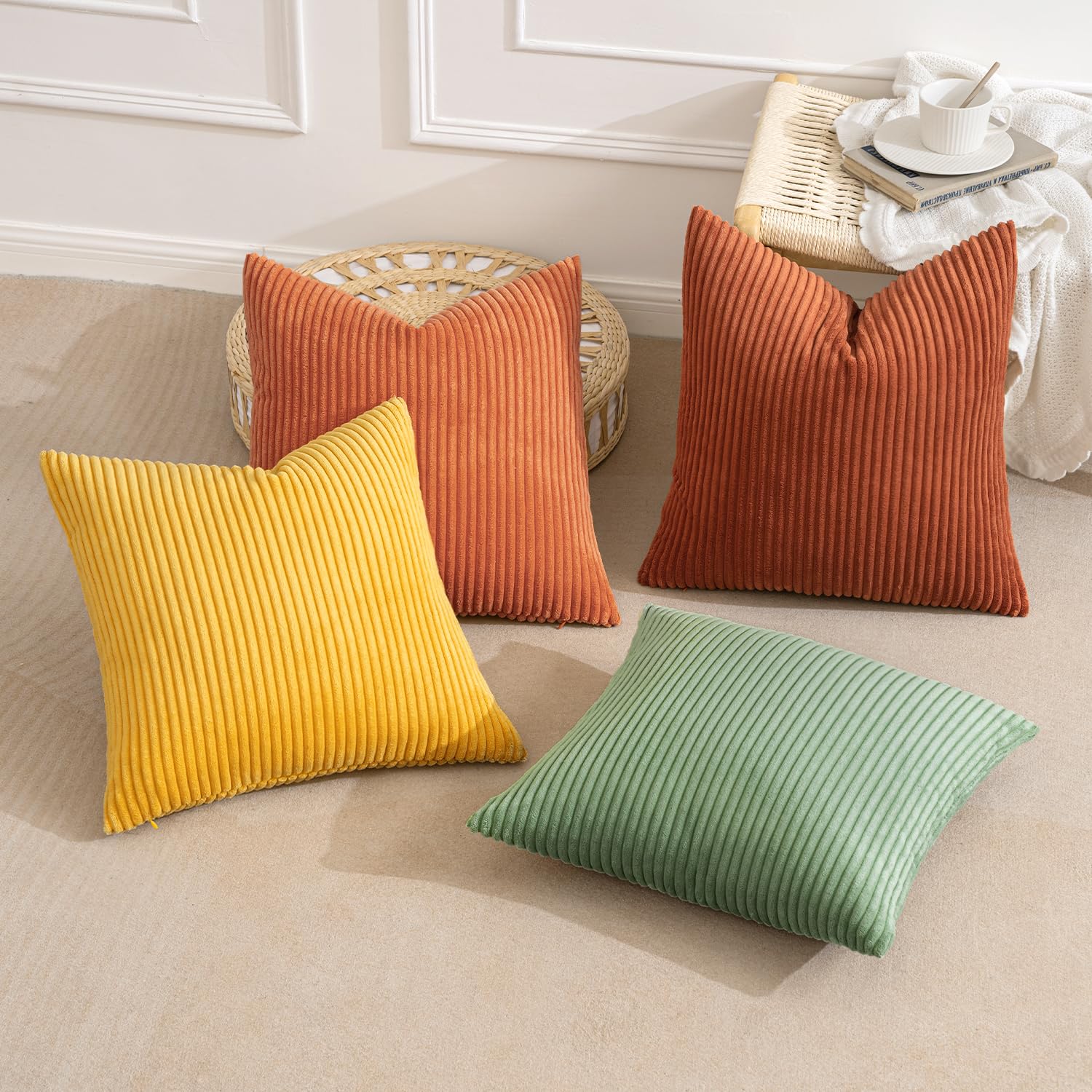 Hidden zipper design on MIULEE pillow cover for a seamless look