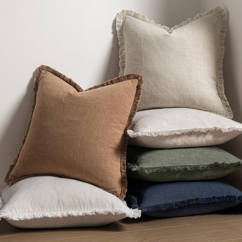 MIULEE soft-touch fabric pillow cover provides cozy seating and lasting comfort