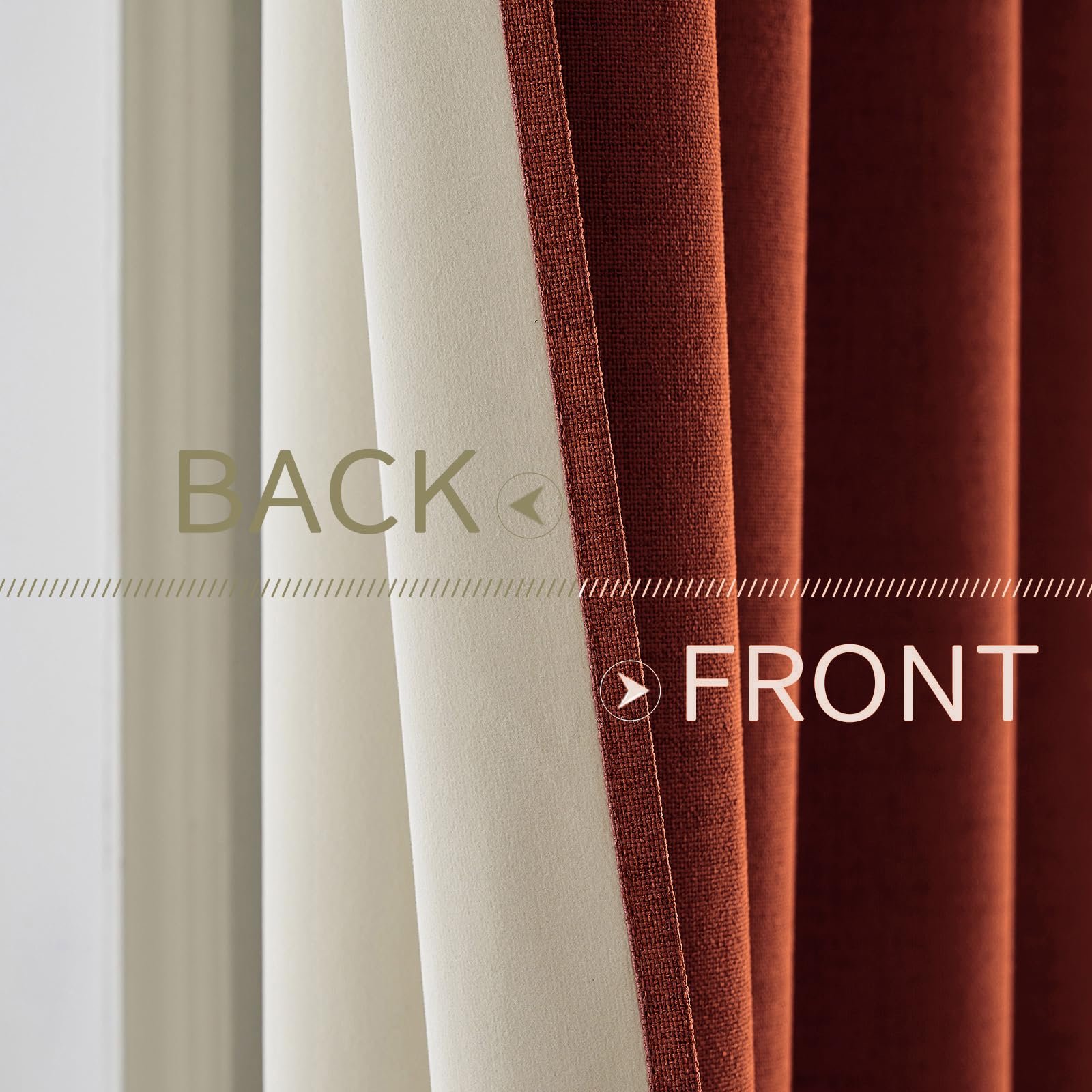 MIULEE linen-like curtains reduce glare while keeping interiors cozy and inviting