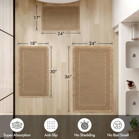 MIULEE durable mats with strong shape retention for long-lasting use