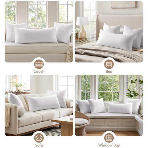 MIULEE pillow with durable stitching ensures long lasting shape and resilience