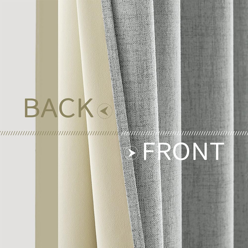 MIULEE easy-care curtains for simple ironing and low-temp tumble drying.