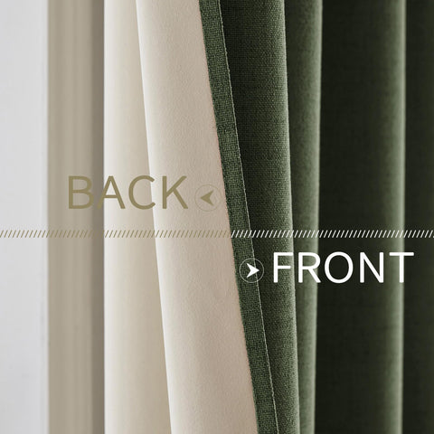 MIULEE easy care curtains ready for ironing or steaming
