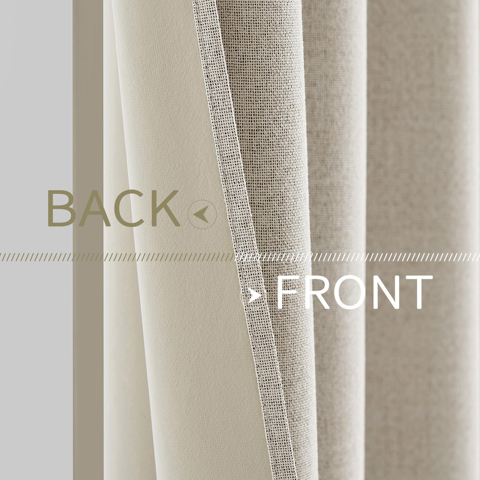 MIULEE easy-care curtains simplify maintenance for a quick refresh.